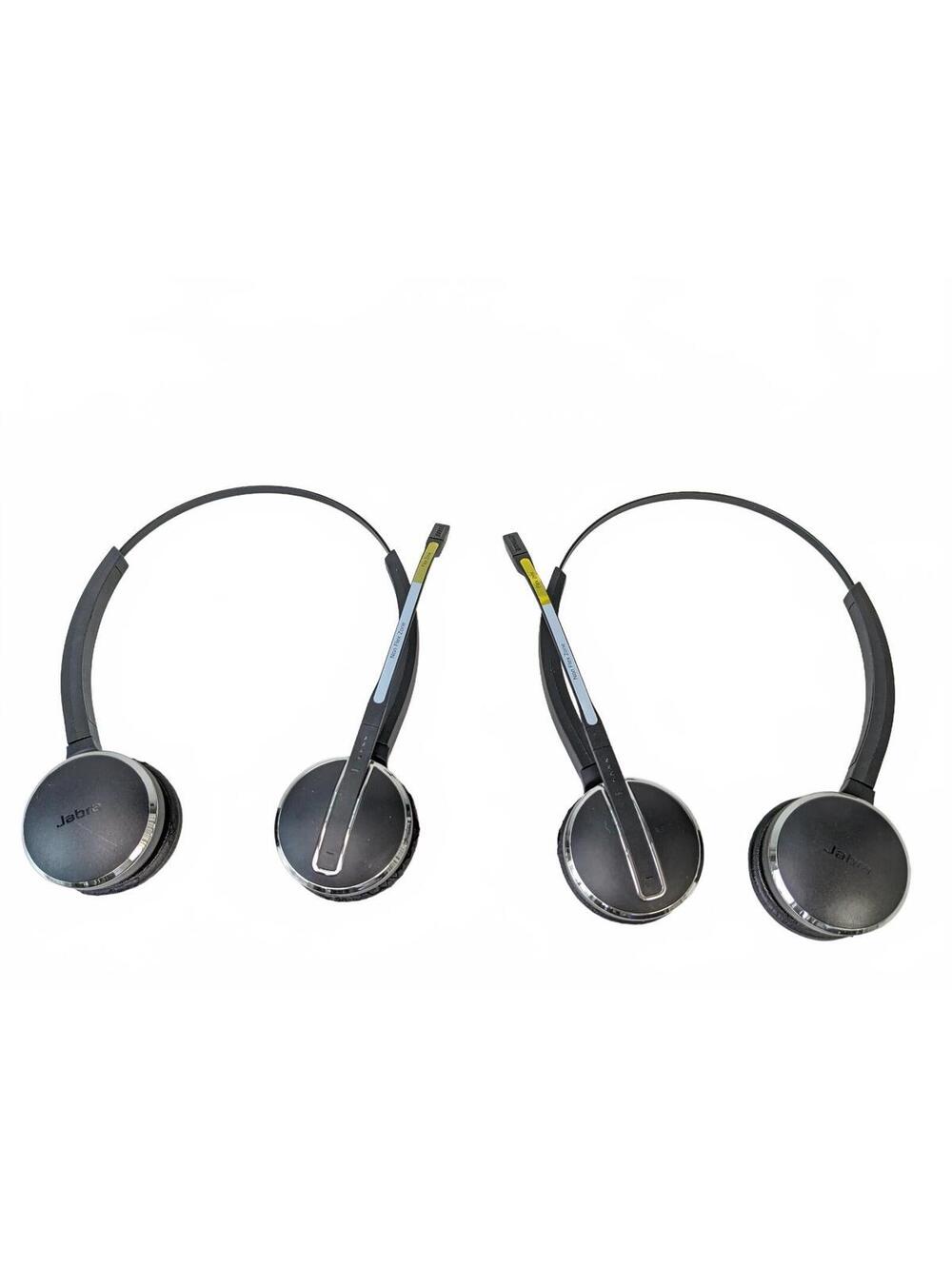 Jabra Pro 9460 Duo Wireless Headset Lot of 2 | On-Ear DECT Black (ONLY Headset)